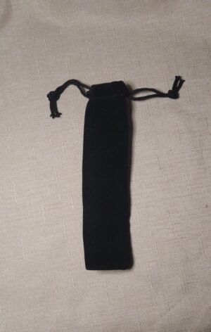 Pochette avec liens noire