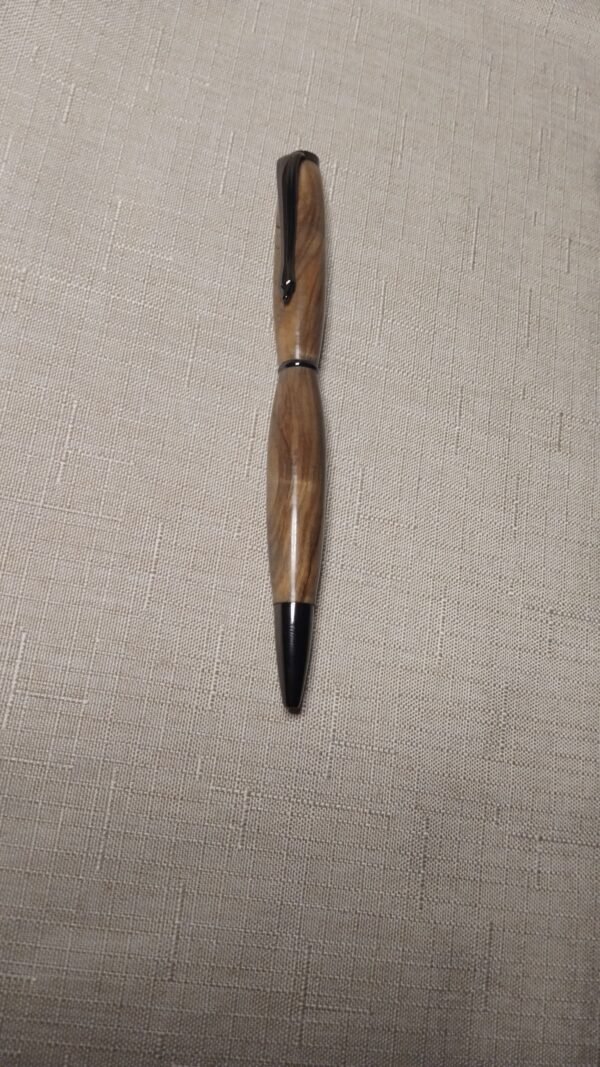Stylo quart tournant en loupe d'olivier