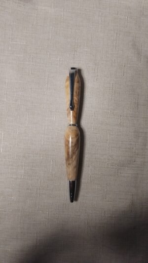 Stylo quart tournant en loupe de marronnier
