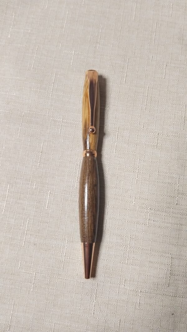 Stylo quart tournant en bois de serpent et cytise