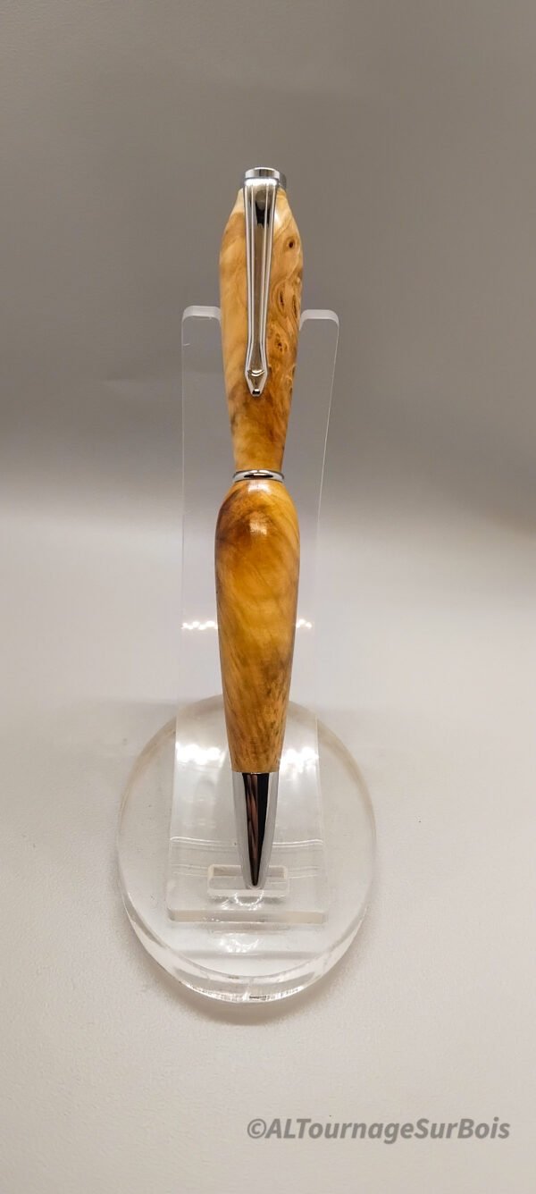 IMG_20251009_183050 Stylo quart tournant en loupe de Marronnier