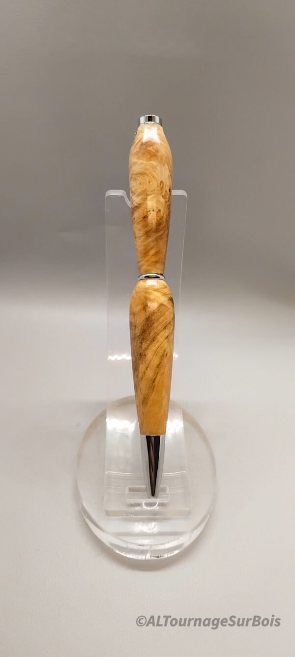 IMG_20251009_183104 Stylo quart tournant en loupe de Marronnier